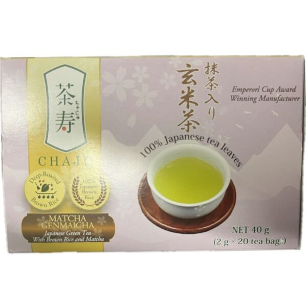CHAJU JPN GRN/T BAG GENMAICHA 20X2G