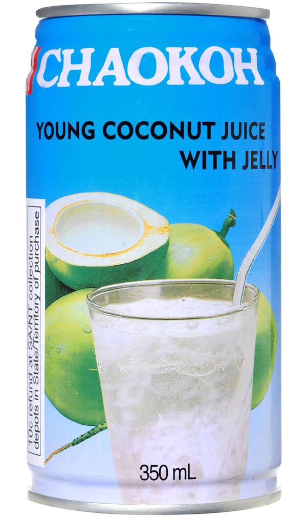 CHAOKOH COCONUT JUICE W/JELLY 350ML