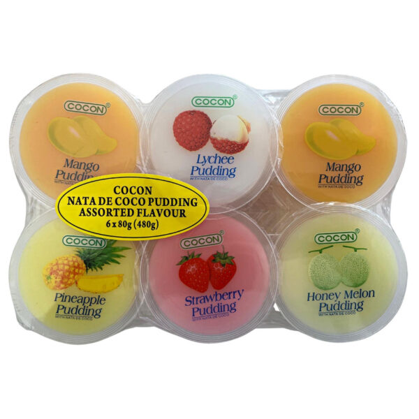 COCON NATA PUDDING ASSTD 6PK 480G
