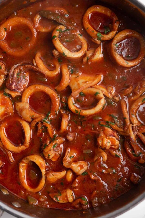 Cooked Squid Spicy 100g