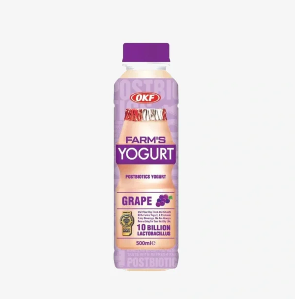 Farms Yogurt Grape 500ml