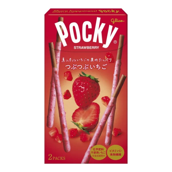 GLICO Pocky Crushed Strawberry Flavor-55g