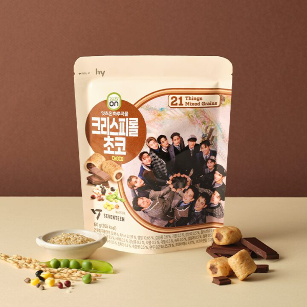 Hy 21 Mixed Grain Crispy Roll Choco 50g