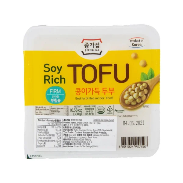 Jongga Tofu-Soft For Frying 300g