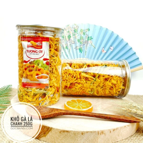 Khô Gà Lá Chanh Chay 250G /Vegan Lemon Leaves Chicken Jerky
