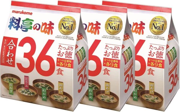MARUKOME Otoku Ryotei No Aji Instant Miso Soup 12 Servings-219g