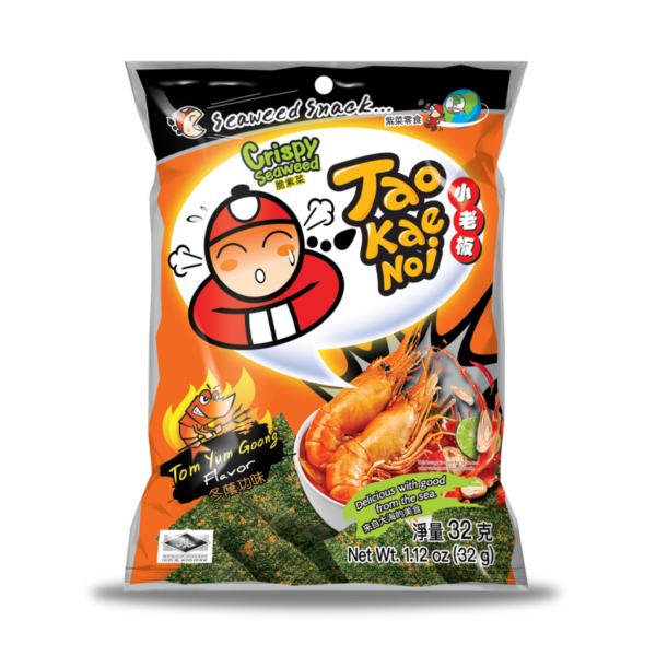 TAOKAENOI CRISPY S/WEED TOM YUM 32G