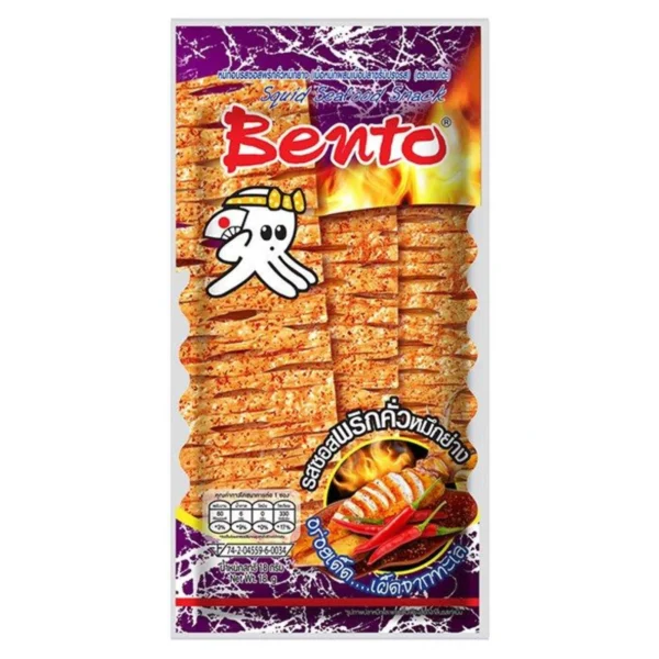 BENTO Roasted Chilli Sauce Grill Squid (PURPLE) 18g