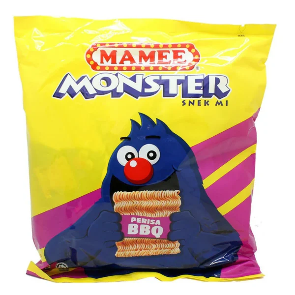 MAMEE MST NDL SNK BBQ 8X25G CTN10
