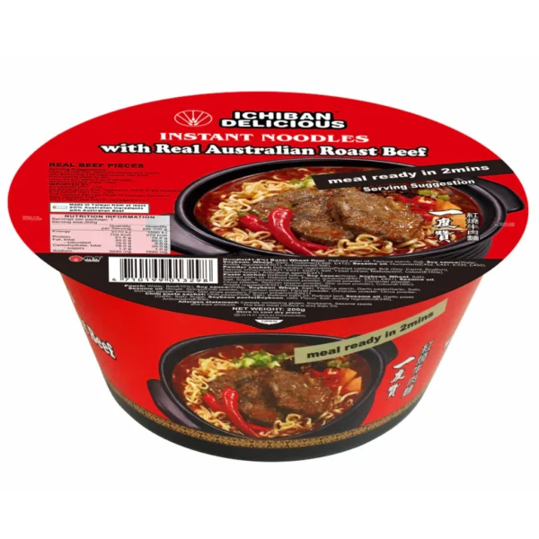 Wei Lih Ichiban Noodle Aus Roast Beef 200g X6_BOX